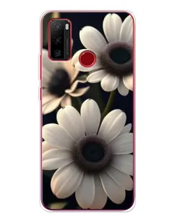 Чехол для Ulefone Note 10 с картинкой «Белые маргаритки макро»