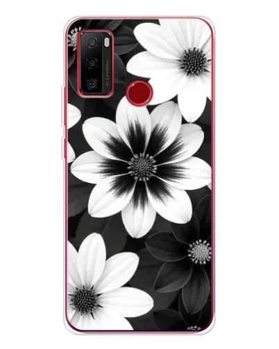 Чехол для Ulefone Note 10 с картинкой «Монохромные астры» Чехол для Ulefone Note 10 с картинкой «Монохромные астры»
