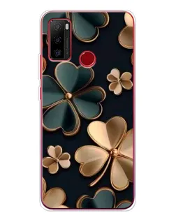 Чехол для Ulefone Note 10 с картинкой «Клевер в золоте»