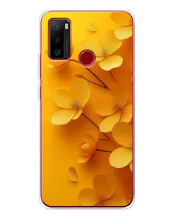 Чехол для Ulefone Note 10 с картинкой «Золотые лепестки»