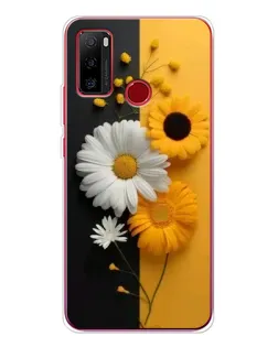 Чехол для Ulefone Note 10 с картинкой «Подсолнух и ромашка»