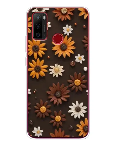 Чехол для Ulefone Note 10 с картинкой «Узор из маленьких подсолнухов» Чехол для Ulefone Note 10 с картинкой «Узор из маленьких подсолнухов»