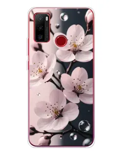 Чехол для Ulefone Note 10 с картинкой «Нежная сакура и капли»