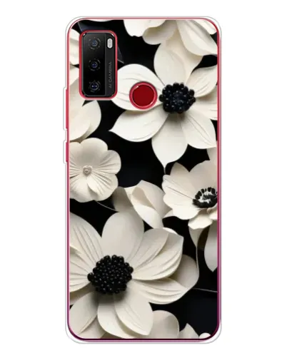 Чехол для Ulefone Note 10 с картинкой «Объемные белые цветы» Чехол для Ulefone Note 10 с картинкой «Объемные белые цветы»