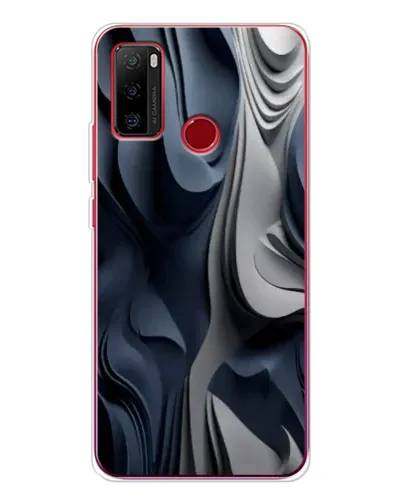 Чехол для Ulefone Note 10 с картинкой «Объемные синие складки» Чехол для Ulefone Note 10 с картинкой «Объемные синие складки»