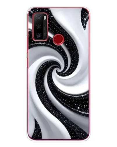 Чехол для Ulefone Note 10 с картинкой «Черно-белая спираль» Чехол для Ulefone Note 10 с картинкой «Черно-белая спираль»