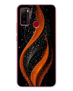 Чехол для Ulefone Note 10 с картинкой «Огненная звездная волна»