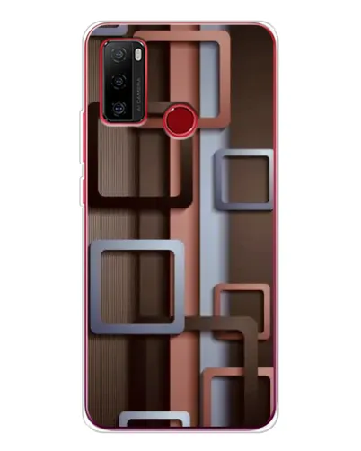 Чехол для Ulefone Note 10 с картинкой «Коричневые объемные квадраты» Чехол для Ulefone Note 10 с картинкой «Коричневые объемные квадраты»