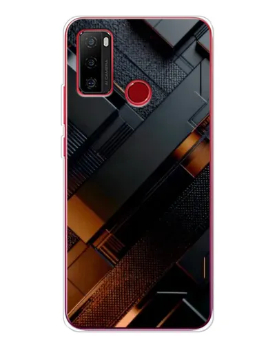 Чехол для Ulefone Note 10 с картинкой «Черные геометрические блоки» Чехол для Ulefone Note 10 с картинкой «Черные геометрические блоки»