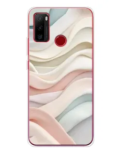 Чехол для Ulefone Note 10 с картинкой «Пастельные нежные волны»
