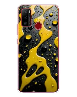 Чехол для Ulefone Note 10 с картинкой «Жидкое желтое золото»