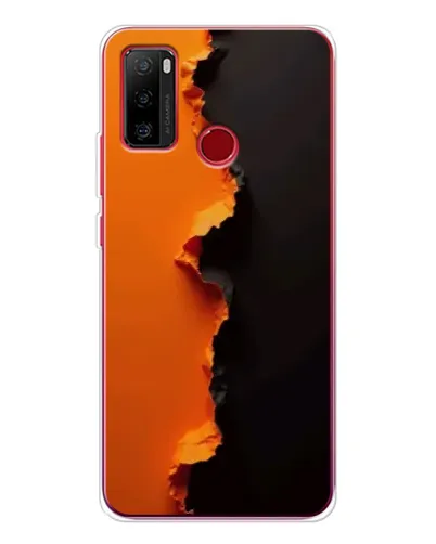 Чехол для Ulefone Note 10 с картинкой «Оранжевый разлом» Чехол для Ulefone Note 10 с картинкой «Оранжевый разлом»
