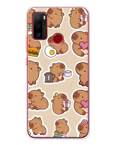 Чехол для Ulefone Note 10 с картинкой «Капибары паттерн» Чехол для Ulefone Note 10 с картинкой «Капибары паттерн»