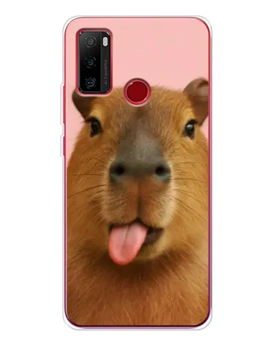 Чехол для Ulefone Note 10 с картинкой «Капибара с языком» Чехол для Ulefone Note 10 с картинкой «Капибара с языком»