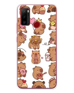 Чехол для Ulefone Note 10 с картинкой «Стикерпак с капибарами»