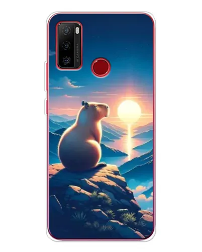 Чехол для Ulefone Note 10 с картинкой «Закат солнца с капибарой» Чехол для Ulefone Note 10 с картинкой «Закат солнца с капибарой»