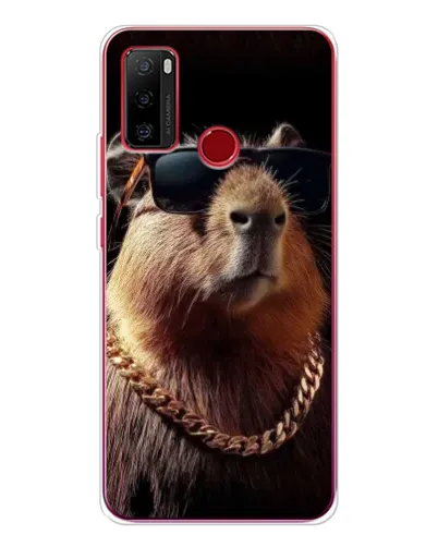 Чехол для Ulefone Note 10 с картинкой «Капибара золотая цепь» Чехол для Ulefone Note 10 с картинкой «Капибара золотая цепь»