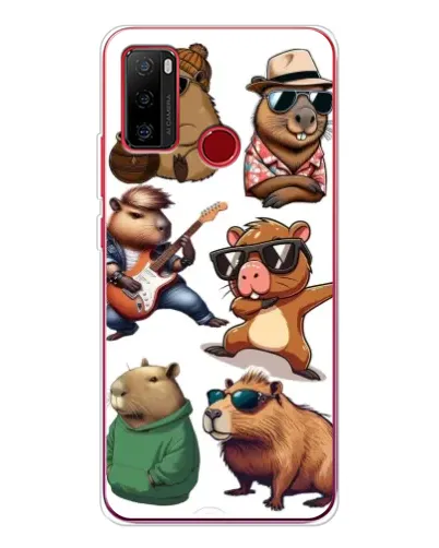 Чехол для Ulefone Note 10 с картинкой «Крутые капибары музыканты» Чехол для Ulefone Note 10 с картинкой «Крутые капибары музыканты»