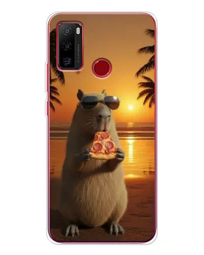 Чехол для Ulefone Note 10 с картинкой «Капибара с пиццей» Чехол для Ulefone Note 10 с картинкой «Капибара с пиццей»