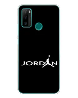 Чохол для Ulefone Note 10P з картинкою «Jordan White Logo»
