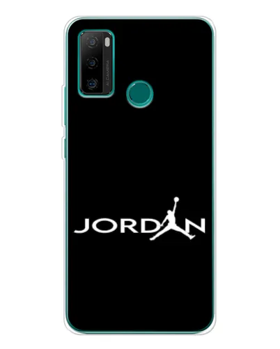 Чохол для Ulefone Note 10P з картинкою «Jordan White Logo»