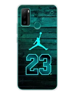 Чохол для Ulefone Note 10P з картинкою «Jordan Cyan 23»