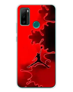 Чохол для Ulefone Note 10P з картинкою «Jordan Red Smoke»