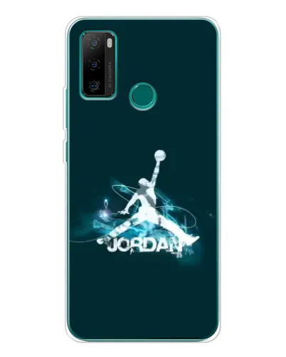 Чохол для Ulefone Note 10P з картинкою «Jordan Blue Fire»