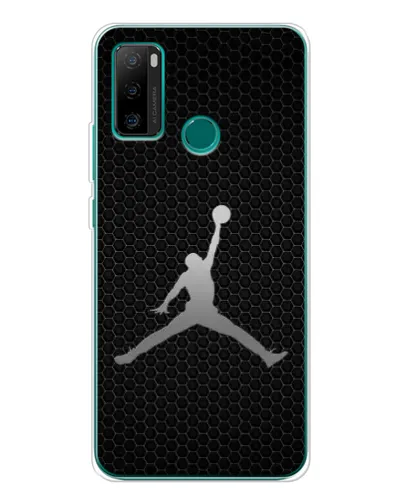 Чохол для Ulefone Note 10P з картинкою «Jordan Dark Carbon»