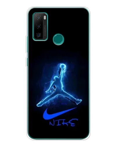 Чохол для Ulefone Note 10P з картинкою «Jordan Neon Blue»