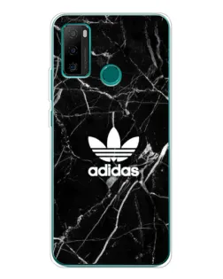 Чохол для Ulefone Note 10P з картинкою «Білий мармур Adidas»