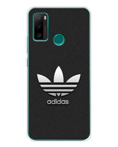 Чохол для Ulefone Note 10P з картинкою «Adidas Карбонова текстура»