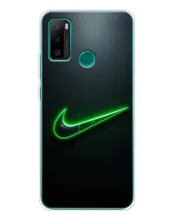 Чохол для Ulefone Note 10P з картинкою «Неоновий контур Nike»