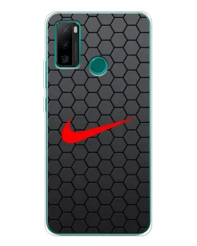 Чохол для Ulefone Note 10P з картинкою «Nike — карбонова сітка»