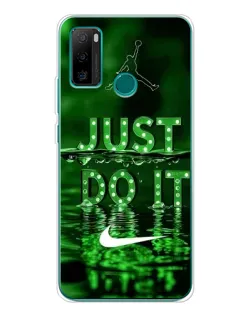 Чохол для Ulefone Note 10P з картинкою «Зелений неоновий Nike»