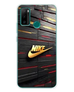 Чохол для Ulefone Note 10P з картинкою «Золотий Nike на металі»