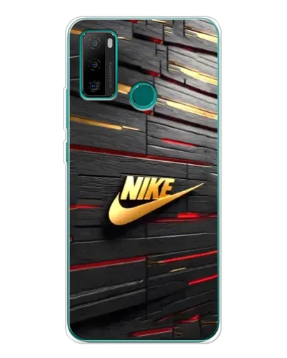 Чохол для Ulefone Note 10P з картинкою «Золотий Nike на металі»