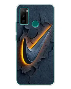 Чохол для Ulefone Note 10P з картинкою «Об'ємний логотип Найк»