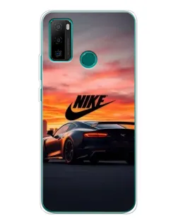Чохол для Ulefone Note 10P з картинкою «Nike та суперкар»