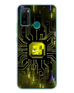 Чохол для Ulefone Note 10P з картинкою «Nike — золота іскра»