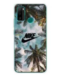 Чехол для Ulefone Note 10P с картинкой «Тропический принт Nike» Чехол для Ulefone Note 10P с картинкой «Тропический принт Nike»