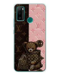 Чохол для Ulefone Note 10P з картинкою «Ведмедик у стилі LV»