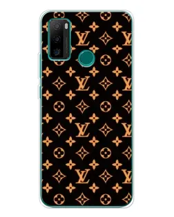 Чохол для Ulefone Note 10P з картинкою «Золота монограма LV»