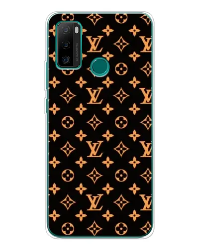 Чохол для Ulefone Note 10P з картинкою «Золота монограма LV»