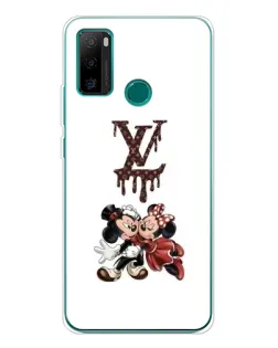 Чохол для Ulefone Note 10P з картинкою «LV та Міккі Маус»
