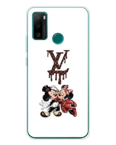 Чохол для Ulefone Note 10P з картинкою «LV та Міккі Маус»