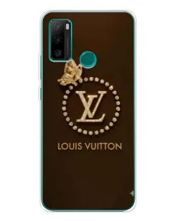 Чохол для Ulefone Note 10P з картинкою «LV — золота печатка»