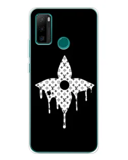 Чохол для Ulefone Note 10P з картинкою «Квіткова монограма»