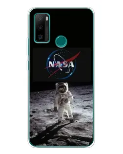 Чохол для Ulefone Note 10P з картинкою «Астронавт на Місяці»
