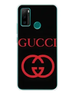 Чохол для Ulefone Note 10P з картинкою «Gucci — червоний логотип»